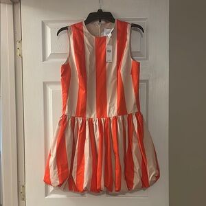 Orange and Cream Striped Dress Anthropologie - Mare Mare NWT size small
